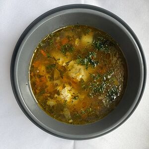 Суп рисовый с фрикадельками