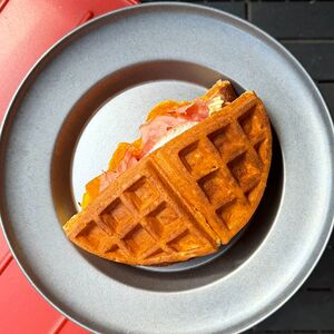Вафля картофельная с ветчиной