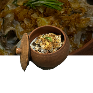 Чугунок с уткой и драниками