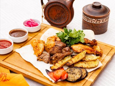 Тарелка шашлыков