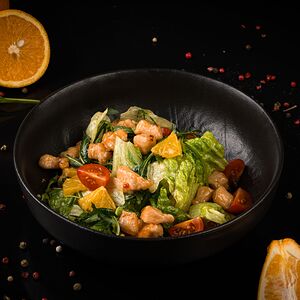 Салат с цыплёнком и апельсином