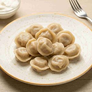 Пельмени ручной лепки со свининой и говядиной