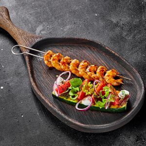 Креветки на гриле