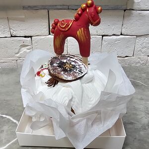 Творожный кулич с цукатами