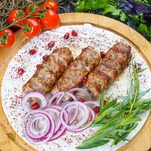 Люля-кебаб из телятины с курдюком      