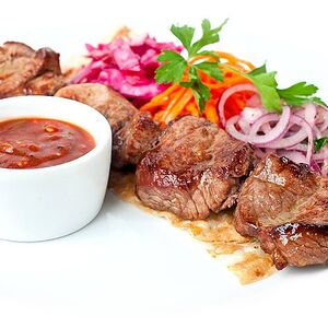 Шашлык из свиной шейки