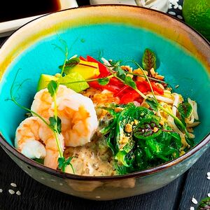 Поке с креветками