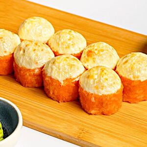 Запечённый  ролл с креветкой