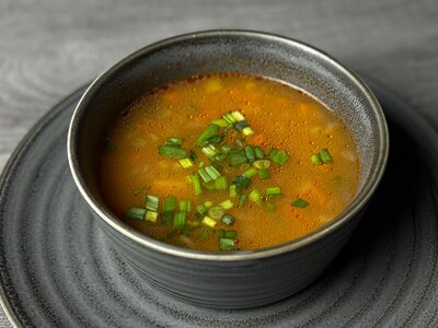 Суп куриный с рисом