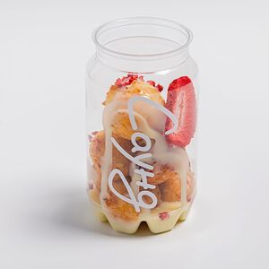 Сырники со сгущённым молоком и клубникой сублимированной