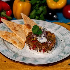 Закуски из печёных овощей