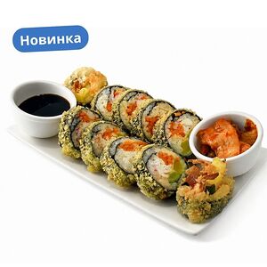 Горячий кимпаб с снежным крабом