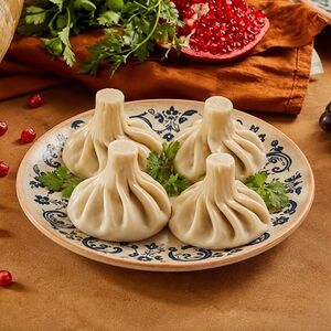 Хинкали классика с зеленью
