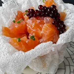 Тартар из лосося