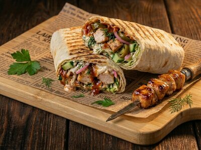 Мангал-ролл Классический из курицы