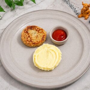 Куриная котлета с картофельным пюре