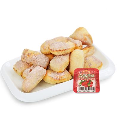 Байтсы с джемом и корицей