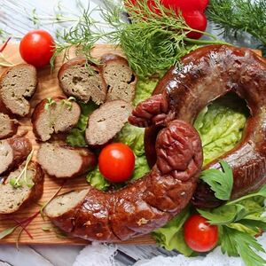 Домашняя колбаска куриная от шефа
