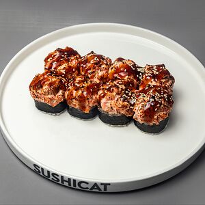 Ролл Запечённый с лососем