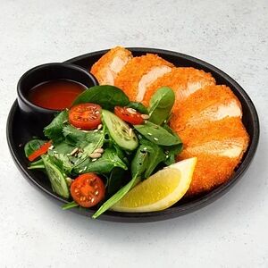 Курица Криспи с салатом