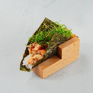 Открытый ролл с креветкой