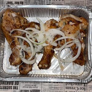 Куриная голень на мангале