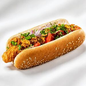 Хот-дог со стрипсами