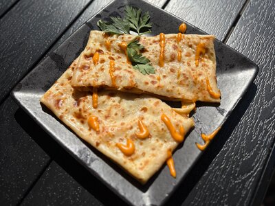 Блинчик с ветчиной и сыром