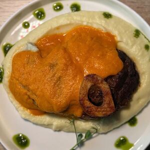 Особуко из говядины с картофельным муссом