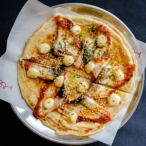 Китайская лепешка и угорь