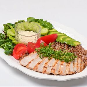 Завтрак чемпиона с гречкой и цыпленком