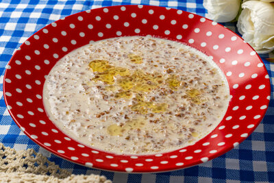 Каша гречневая с молоком и сливочным маслом