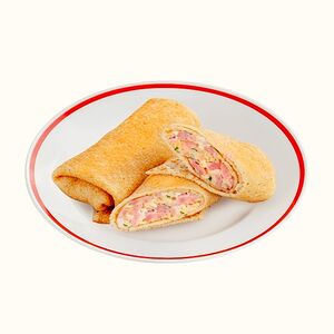 Блины с ветчиной и сыром