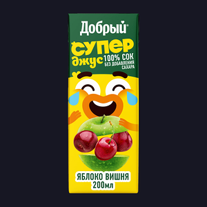 Добрый яблоко-вишня