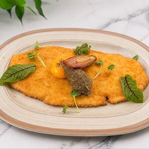 Шницель из куриной грудки с трюфельной пастой (NEW)