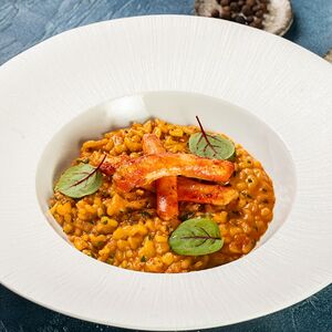 Ризотто с камчатским крабом