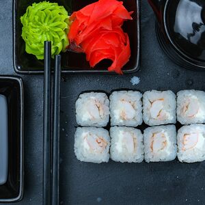 Роллы Эби чиз маки