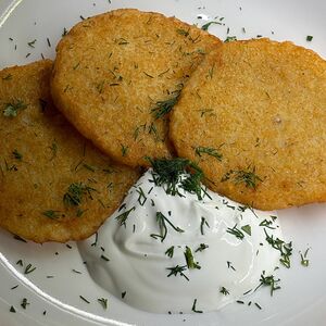 Драники со сметаной 