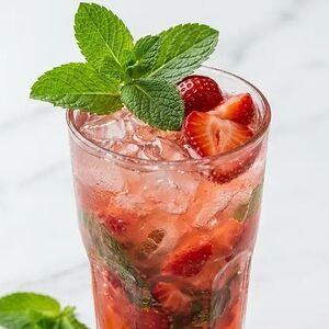 Клубничный мохито (безалкогольный)