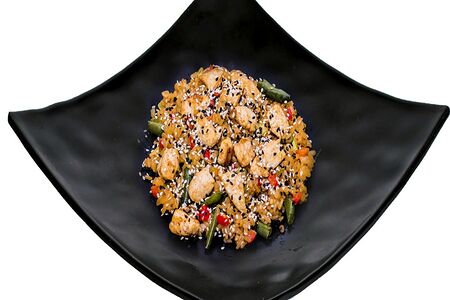 Wok - рис с курицей