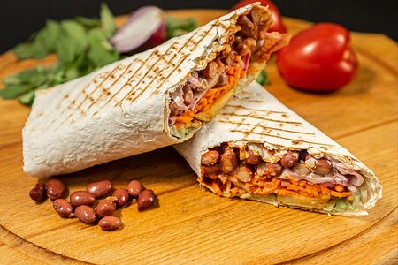 Шаурма фитнес, веган