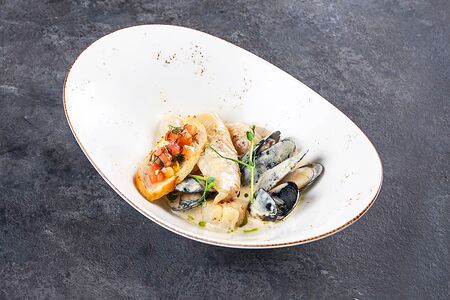 Соте из морепродуктов