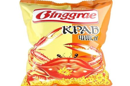Чипсы Бингре Крабовые