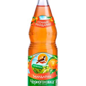 Черноголовка Мандарин в стеклянной бутылке