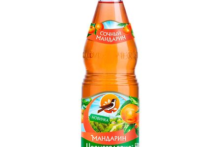 Черноголовка Мандарин в стеклянной бутылке