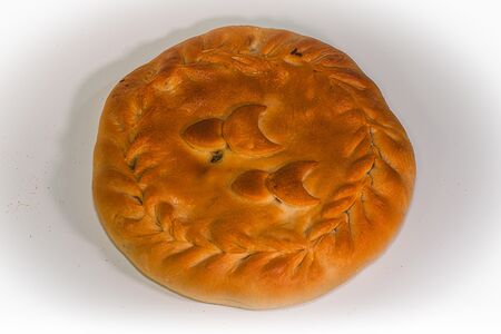 Пирог с горбушой и сагой