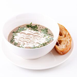 Крем-суп грибной