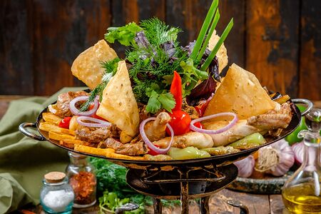 Садж из цыпленка