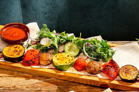 Овощной шашлык по-аджарски