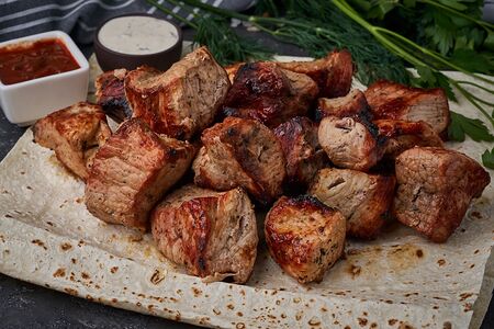 Шашлык из cвинoй вырезки